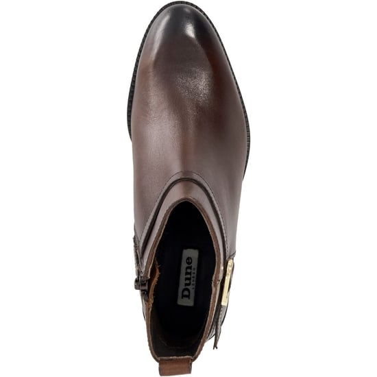 Dune Pemma Leder Damen Stiefel Braun - Image 3