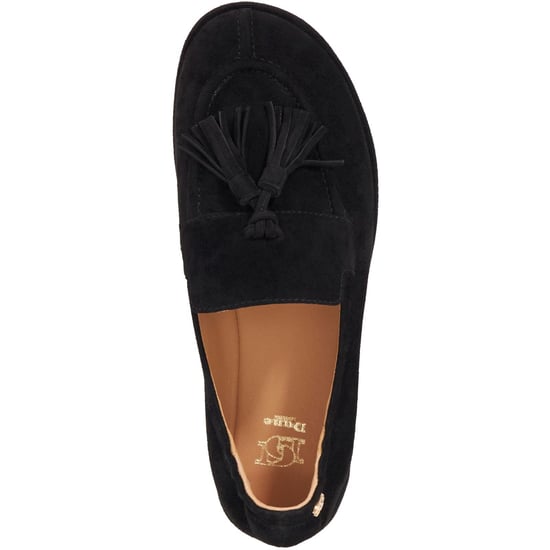 Dune Grounding Wildleder Damen Schwarz Slipper - Image 3