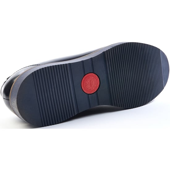 Base London Sid Leder Herren Slipper Navy - Image 3