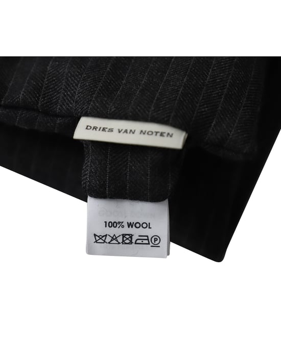 Dries Van Noten – Gepolsterter Schal aus grauer Wolle - Image 4