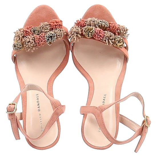 Loeffler Randall Sandaletten mit Quastenverz decoration in Pfirsichwildleder - Image 3