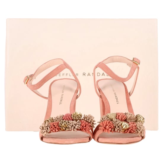 Loeffler Randall Sandaletten mit Quastenverz decoration in Pfirsichwildleder - Image 6