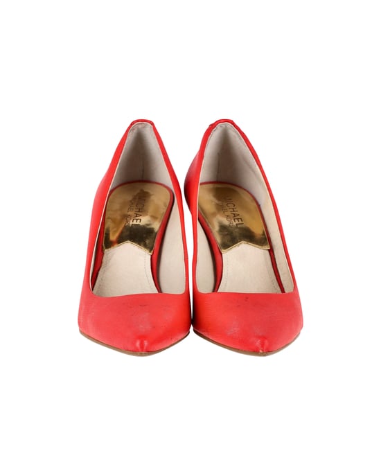 Michael Michael Kors Pumps aus rotem Leder - Image 3