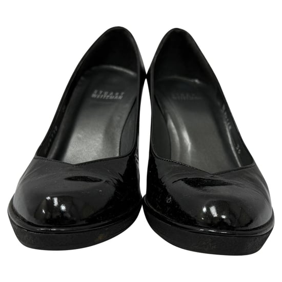 Stuart Weitzman Pumps aus schwarzem Lackleder - Image 2