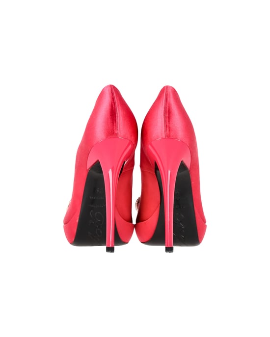 Roger Vivier Fragola Schnallenpumps aus rosa Satin - Image 2