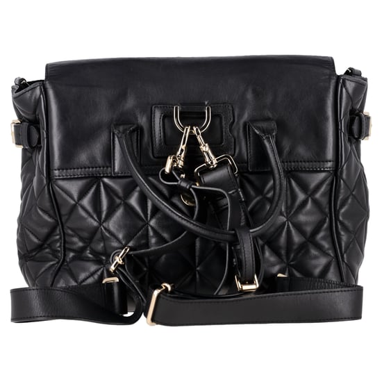 Mulberry – Mittelgroßer, wandelbarer Rucksack „Cara Delevingne“ aus gestepptem schwarzem Leder - Image 3