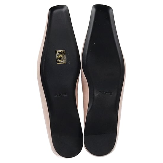 Jil Sander Ballerinas mit quadratischer Zehenpartie aus pinkfarbenem Leder - Image 6