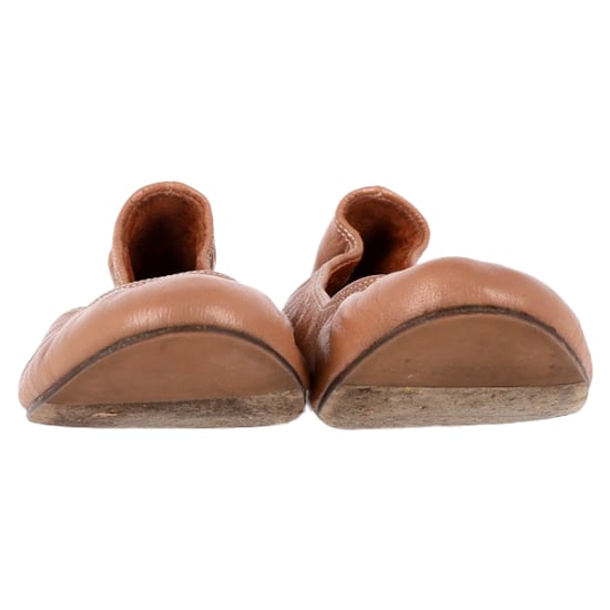 Lanvin Ballerinas mit runder Spitze aus braunem Leder - Image 2