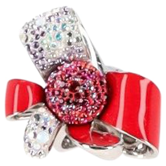 Swarovski Nirvana Schleifenring aus silbernem Metall - Image 1