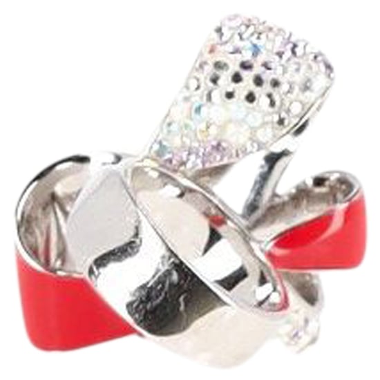 Swarovski Nirvana Schleifenring aus silbernem Metall - Image 3