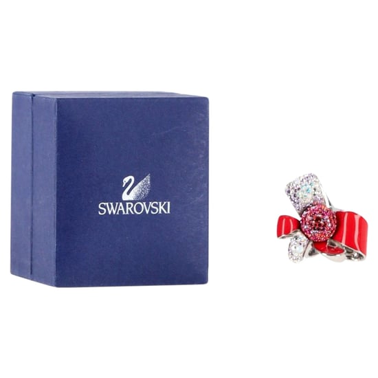 Swarovski Nirvana Schleifenring aus silbernem Metall - Image 4