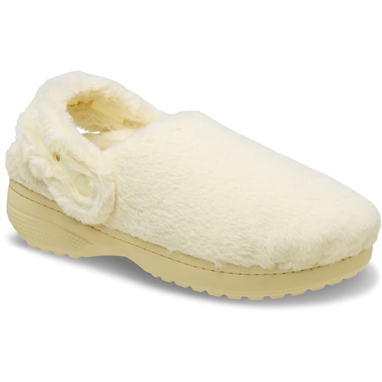 Crocs Classic Unfurgettable Polyester Damen Clogs in Vanille - Image 1