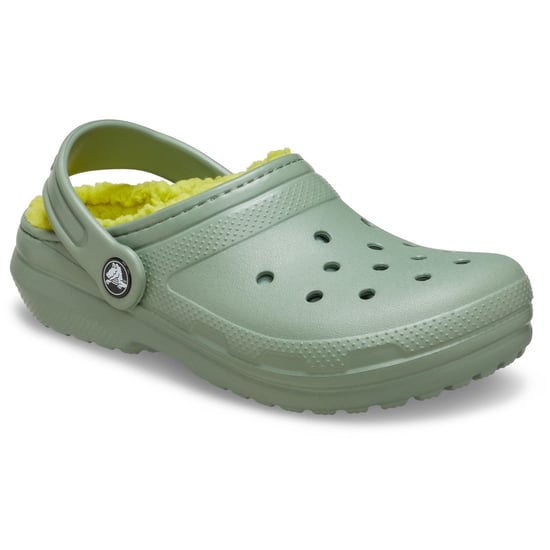 Crocs Classic Gefütterte Thermoplast Kinder Mokassins in Moosgrün - Image 1