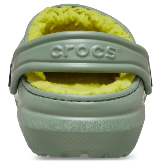 Crocs Classic Gefütterte Thermoplast Kinder Mokassins in Moosgrün - Image 2