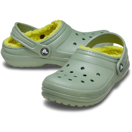 Crocs Classic Gefütterte Thermoplast Kinder Mokassins in Moosgrün - Image 3