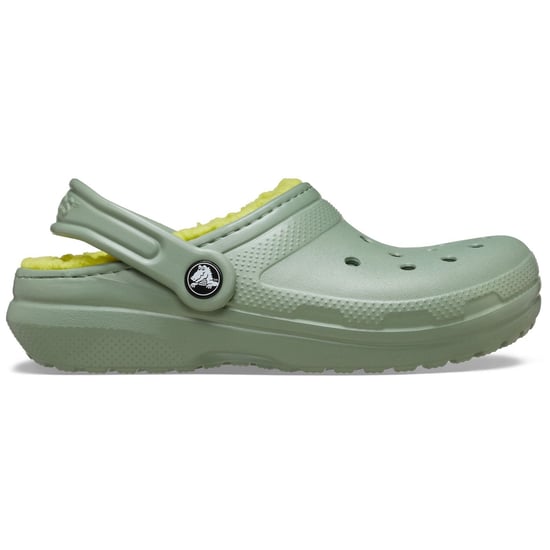 Crocs Classic Gefütterte Thermoplast Kinder Mokassins in Moosgrün - Image 5