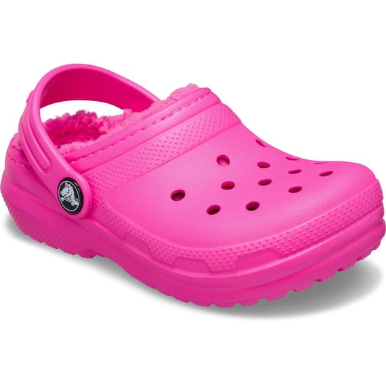 Crocs Classic Gefütterte Thermoplast Kinder-Pink Crush Clogs - Image 1