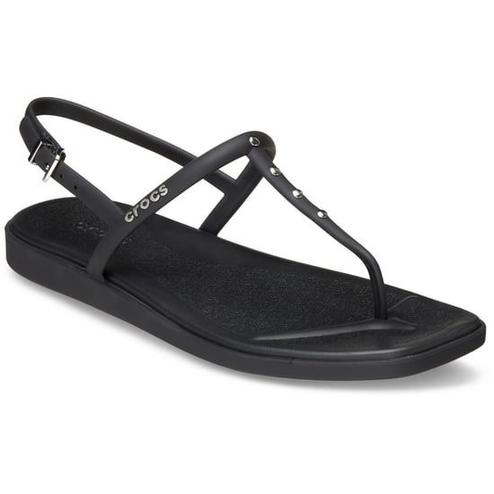 Crocs Miami Nieten Thong Flip Thermoplastische Damen Sandalen Schwarz - Image 1