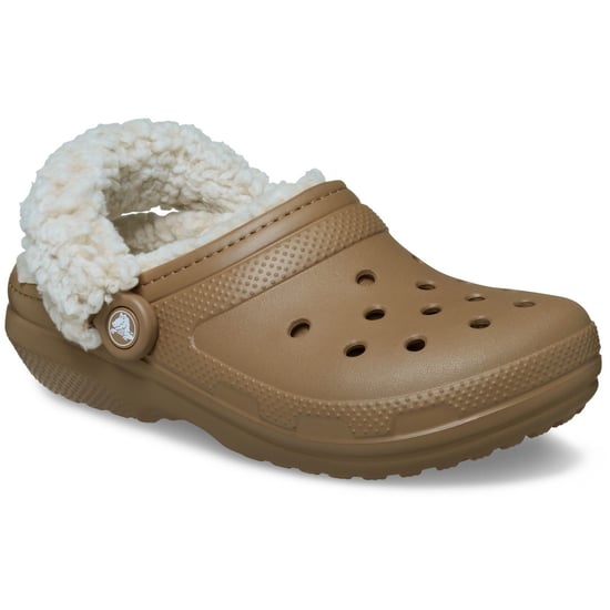 Crocs Classic Fleece-gefütterte Thermoplast Herren Sepia Clogs - Image 1