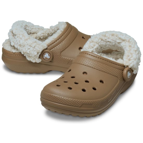 Crocs Classic Fleece-gefütterte Thermoplast Herren Sepia Clogs - Image 3