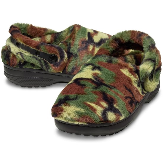 Crocs Classic Unfurgettable Clog Polyester-Mix Herren Clogs in Armeegrün - Image 3