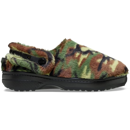 Crocs Classic Unfurgettable Clog Polyester-Mix Herren Clogs in Armeegrün - Image 6