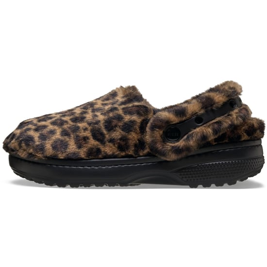 Crocs Classic Unfurgettable Clog Polyester-Mischung Frauen Leopard Clogs - Image 5