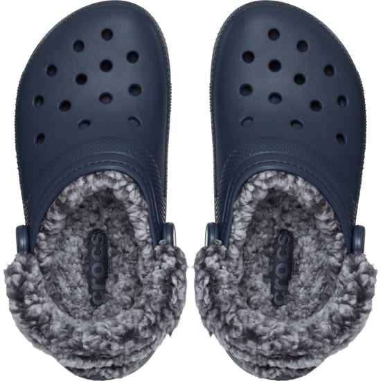 Crocs Klassische Fleecegefütterte Thermoplast Herren Clogs in Marineblau - Image 5