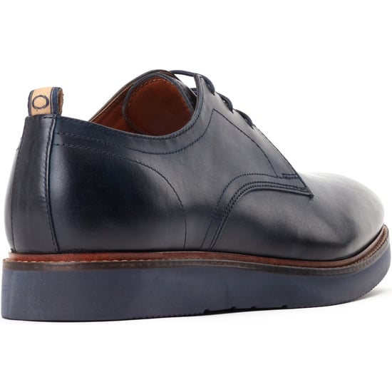 Base London Roly Leder Herren Navy Schnürschuhe - Image 2