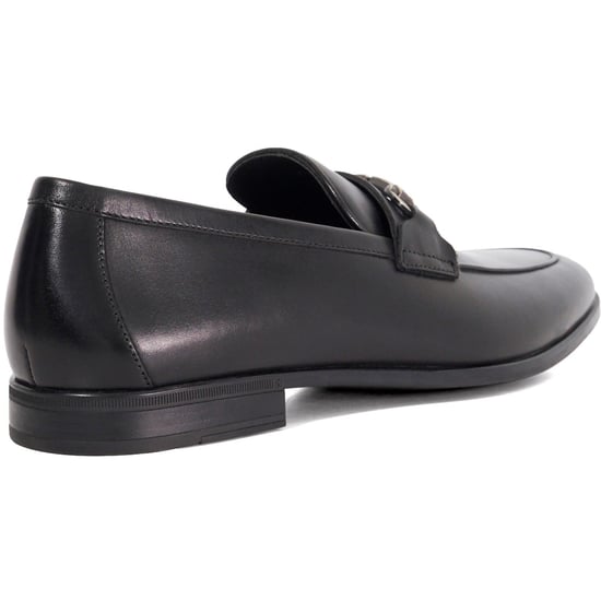Dune Seymore Leder Herrenschuhe Schwarz Slip-On - Image 2