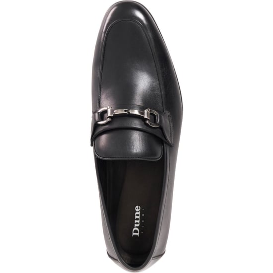 Dune Seymore Leder Herrenschuhe Schwarz Slip-On - Image 3