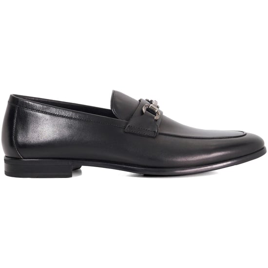 Dune Seymore Leder Herrenschuhe Schwarz Slip-On - Image 4