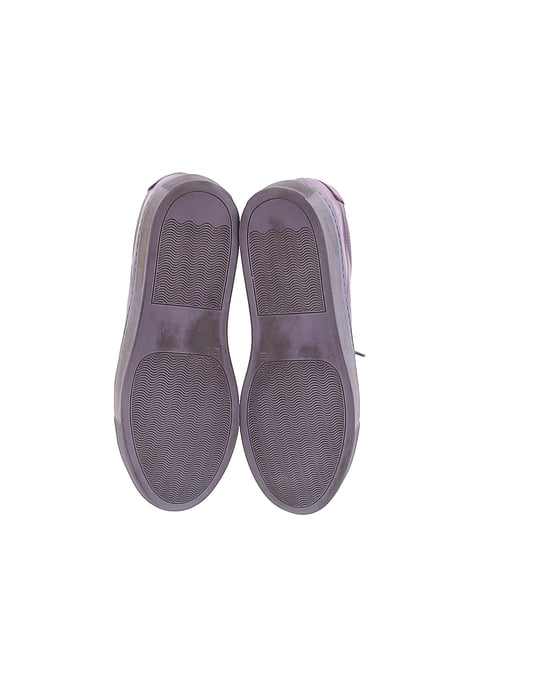 Common Projects – Achilles – Niedrige Sneakers aus lila Leder - Image 6