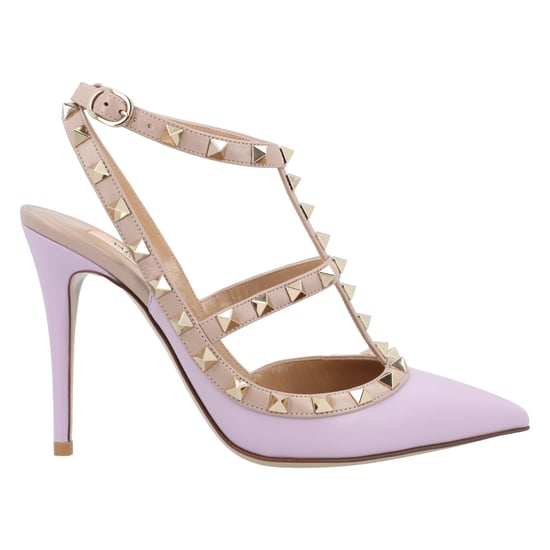 Valentino Rockstud Pumps Lila - Image 6