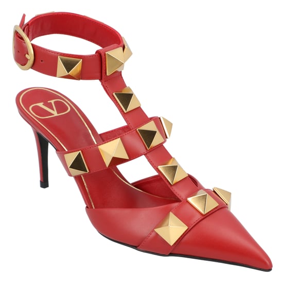Valentino Roman Stud Pumps 80Mm Rot - Image 1