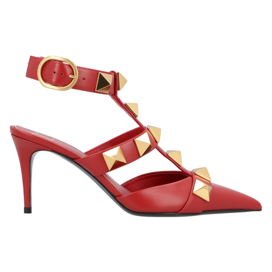 Valentino Roman Stud Pumps 80Mm Rot - Image 6