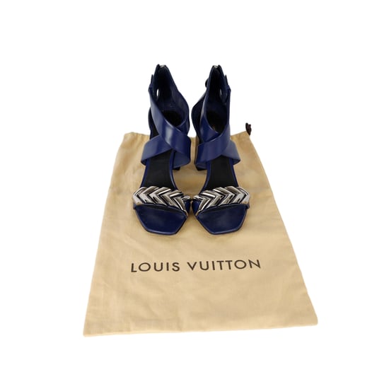Louis Vuitton Westbound Sandalen mit Blockabsatz aus Kalbsleder – 10er - Image 5