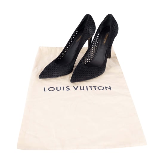 Louis Vuitton Eyeline-Pumps aus perforiertem Wildleder – 10er - Image 6