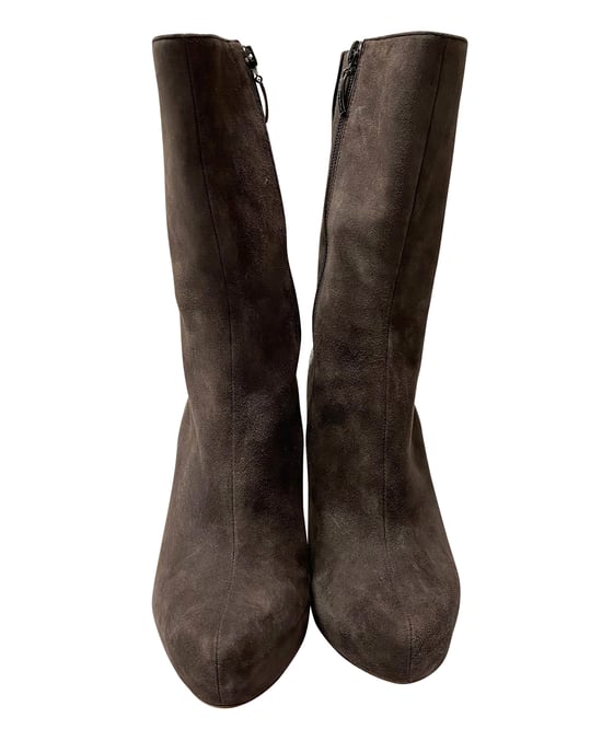 Alexandre Birman Sockenstiefel aus braunem Wildleder - Image 2