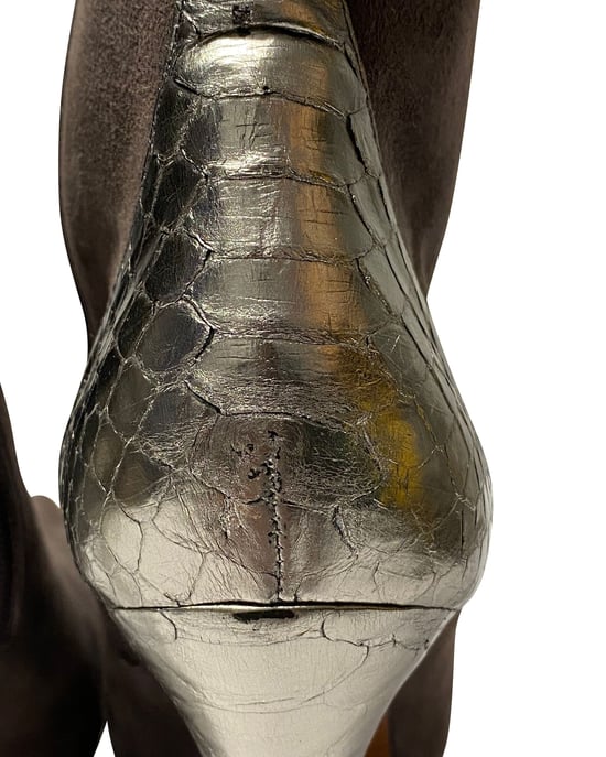 Alexandre Birman Sockenstiefel aus braunem Wildleder - Image 6