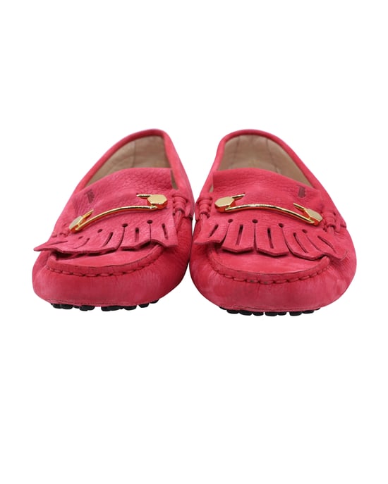 Tod's Gommino Loafer aus rosa Leder - Image 2