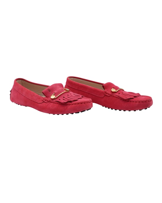 Tod's Gommino Loafer aus rosa Leder - Image 4