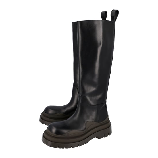 Bottega Veneta Tire Boot aus Kalbsleder in Schwarz - Image 3