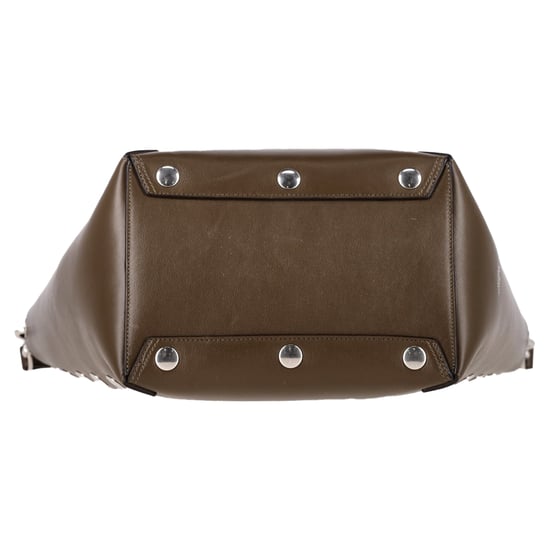 Mulberry Camden Nietentasche aus olivgrünem Leder - Image 4