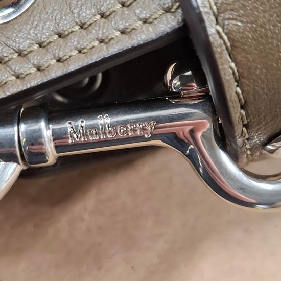 Mulberry Camden Nietentasche aus olivgrünem Leder - Image 6