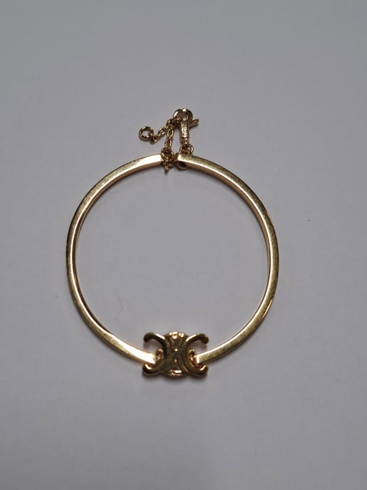 Celine Triomphe Gelenkarmband aus goldfarbenem Metall - Image 5