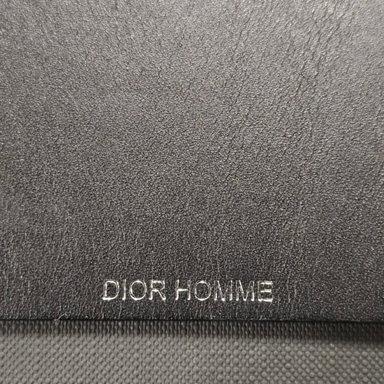 Dickes Dior Homme-Armband aus schwarzem Leder - Image 3
