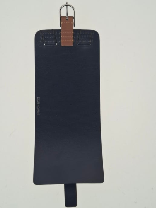 Dickes Dior Homme-Armband aus schwarzem Leder - Image 6