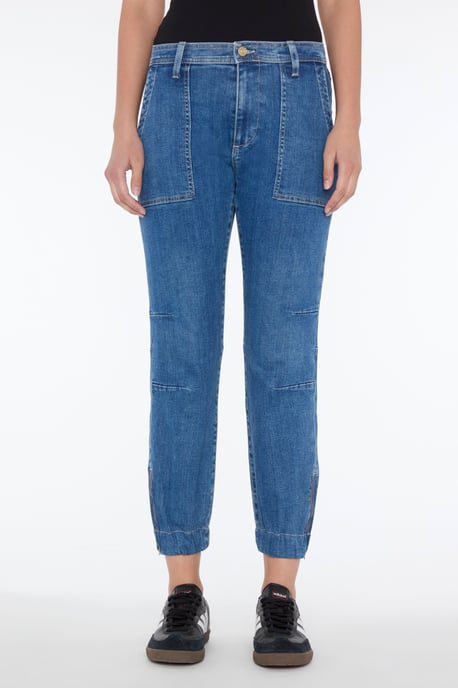 Damen Jeans Darted Boyfriend Jogger Jogger - Image 1