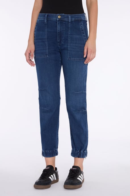 Damen Jeans Darted Boyfriend Jogger Jogger - Image 1
